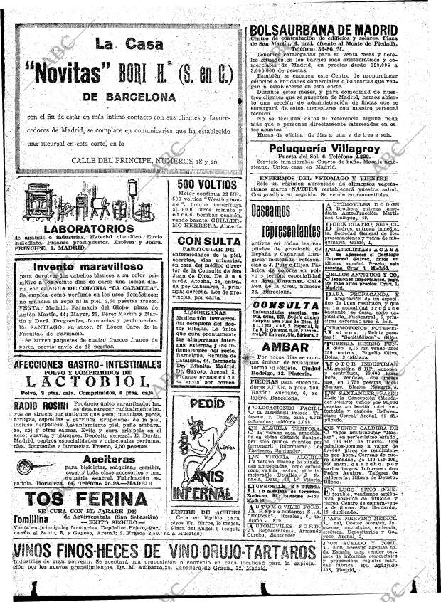ABC MADRID 09-05-1919 página 20