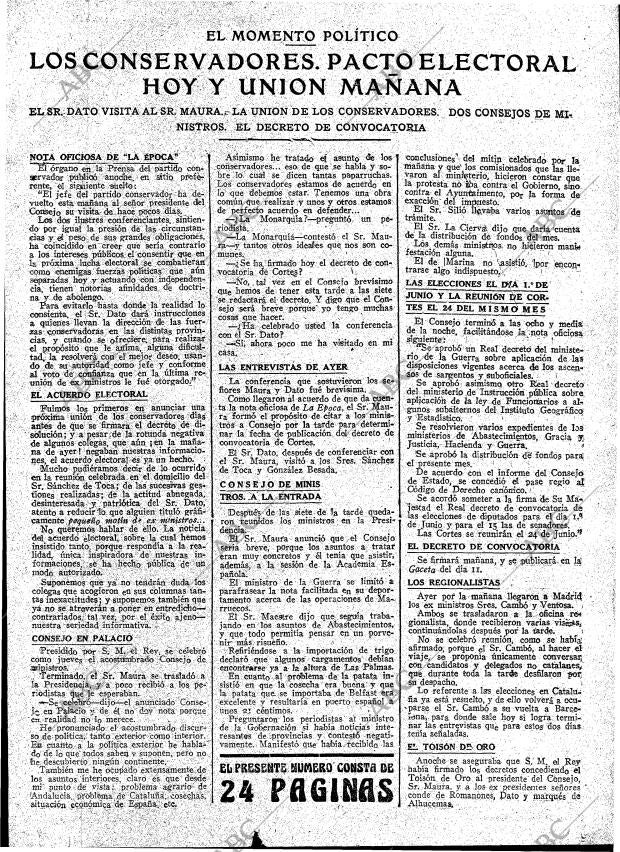 ABC MADRID 09-05-1919 página 9