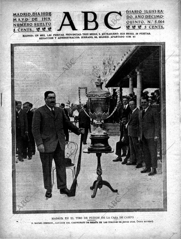 ABC MADRID 10-05-1919 página 1