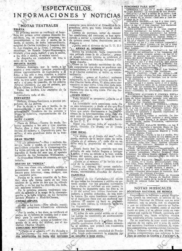 ABC MADRID 10-05-1919 página 21