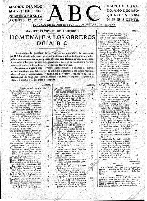 ABC MADRID 10-05-1919 página 3