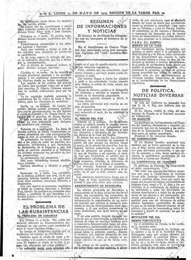 ABC MADRID 12-05-1919 página 11