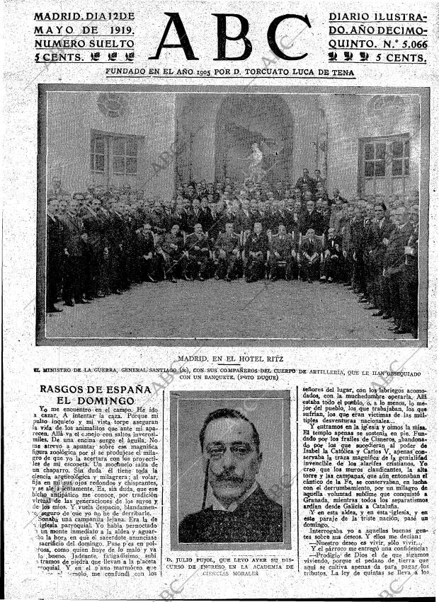 ABC MADRID 12-05-1919 página 3