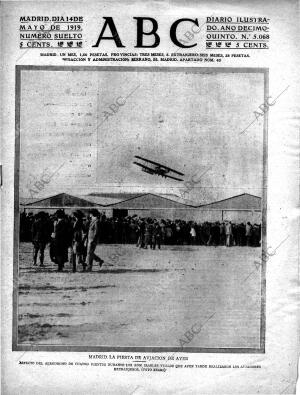 ABC MADRID 14-05-1919 página 1