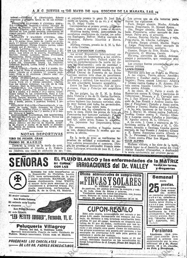 ABC MADRID 15-05-1919 página 24