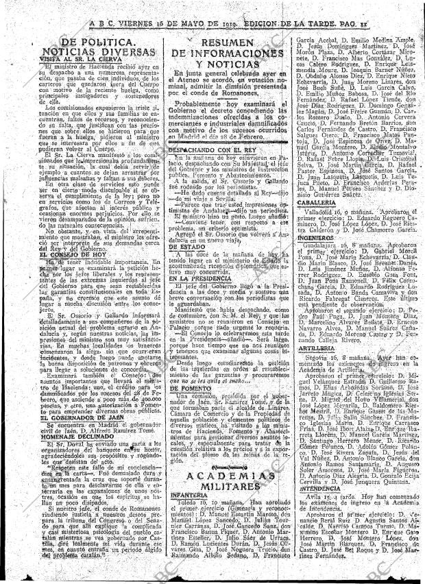 ABC MADRID 16-05-1919 página 11