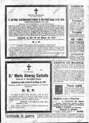 ABC MADRID 16-05-1919 página 21