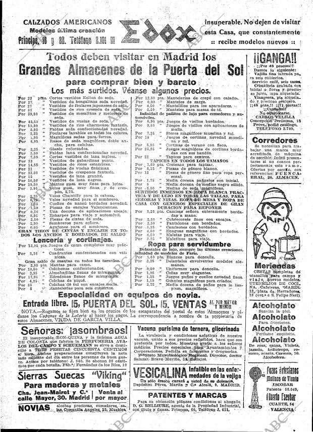 ABC MADRID 16-05-1919 página 22