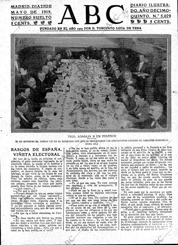 ABC MADRID 25-05-1919 página 3