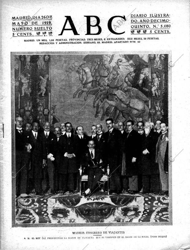 ABC MADRID 26-05-1919 página 1