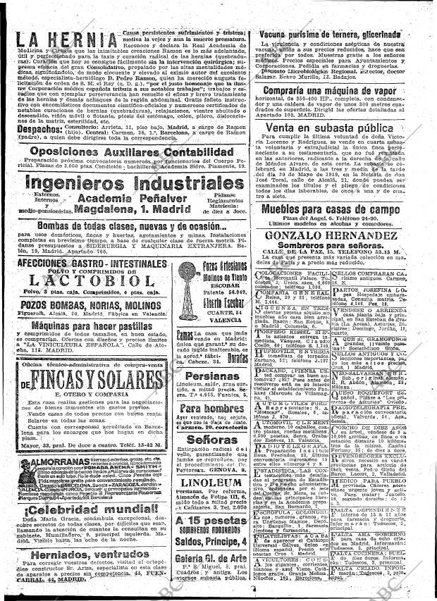ABC MADRID 26-05-1919 página 20