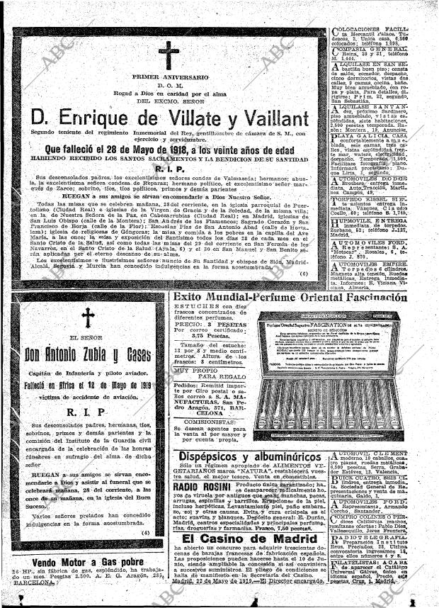 ABC MADRID 27-05-1919 página 20