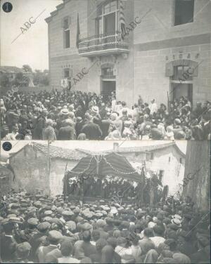 bendición e inauguración del nuevo edificio de las Escuelas Nacionales