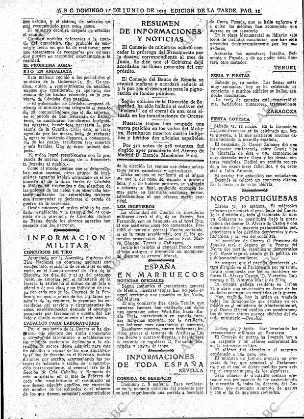 ABC MADRID 01-06-1919 página 11