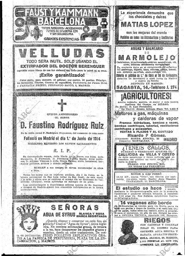 ABC MADRID 01-06-1919 página 22