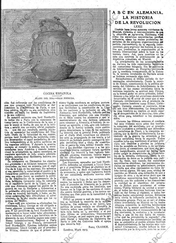 ABC MADRID 01-06-1919 página 6