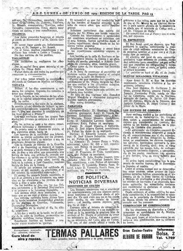 ABC MADRID 02-06-1919 página 13