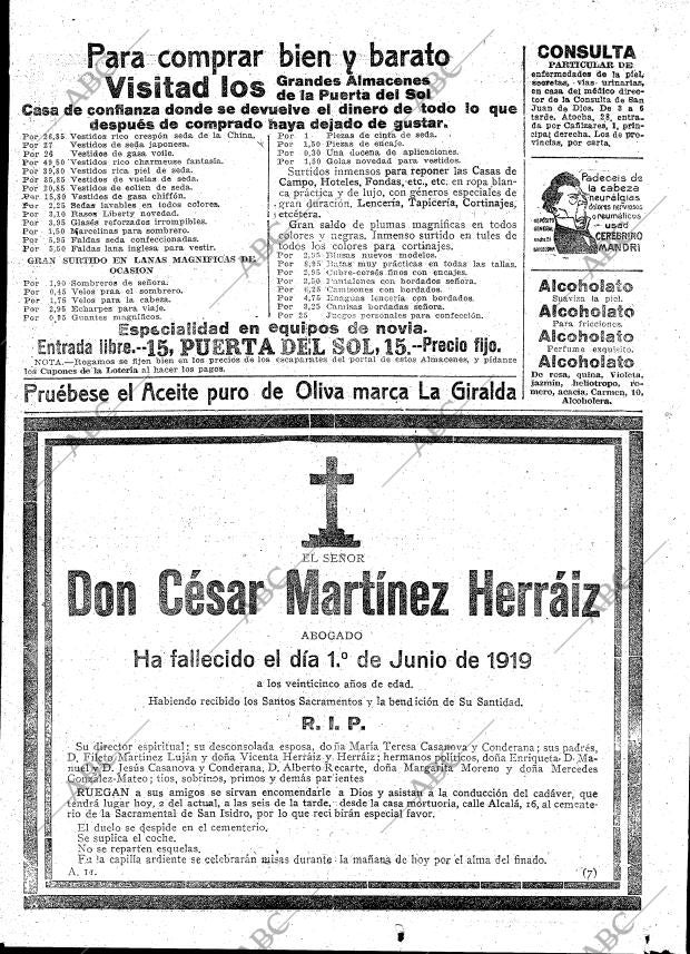 ABC MADRID 02-06-1919 página 20