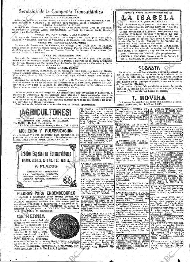ABC MADRID 09-06-1919 página 20