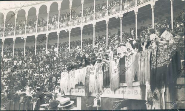 Aspecto de la plaza de Toros durante la fiesta de los Chauffeurs