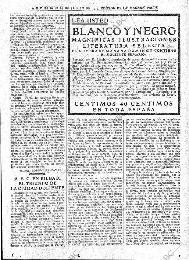 ABC MADRID 14-06-1919 página 7