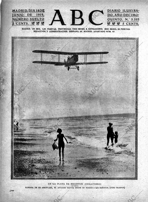ABC MADRID 18-06-1919 página 1
