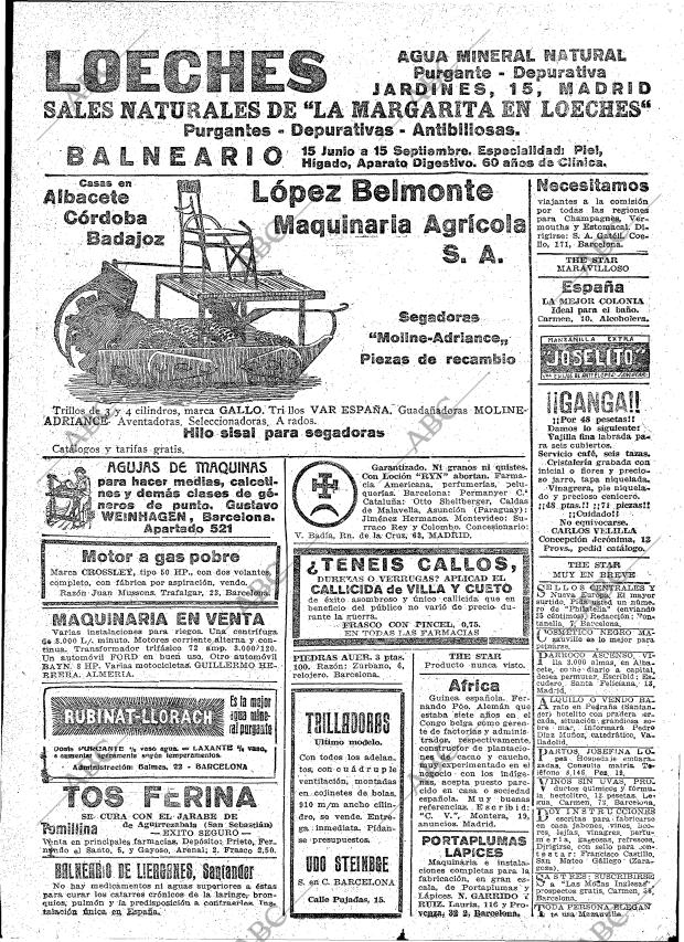 ABC MADRID 19-06-1919 página 22