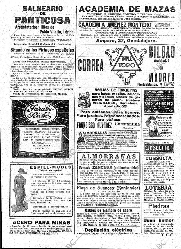 ABC MADRID 22-06-1919 página 23