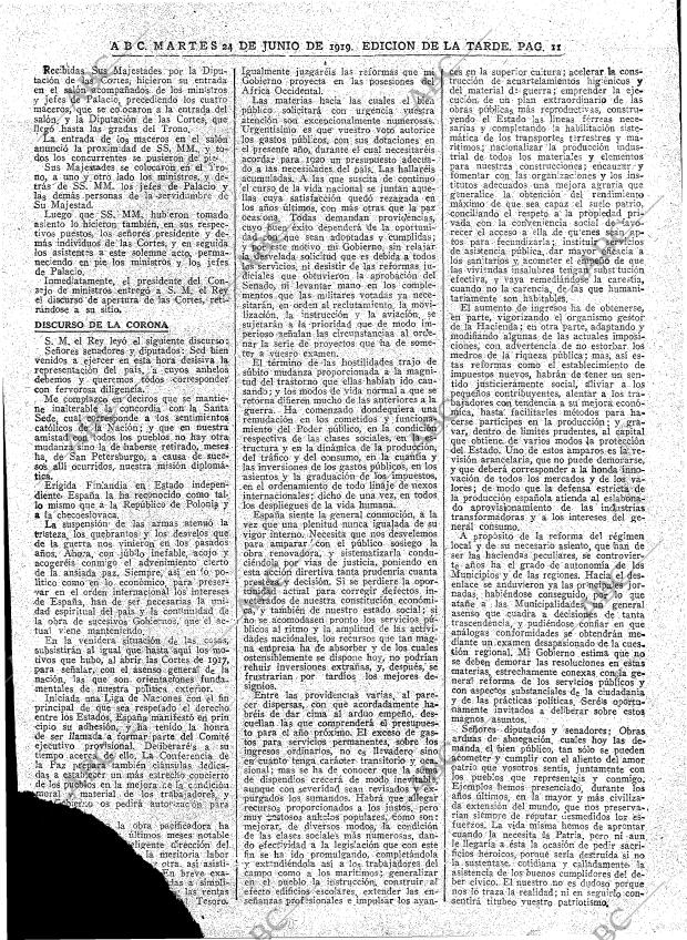 ABC MADRID 24-06-1919 página 11
