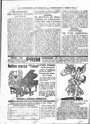 ABC MADRID 25-06-1919 página 16