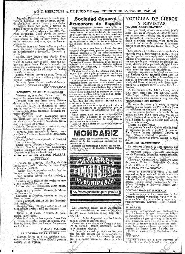 ABC MADRID 25-06-1919 página 18