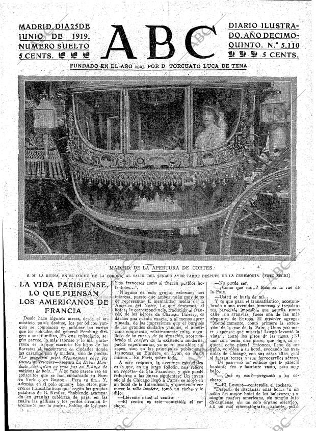 ABC MADRID 25-06-1919 página 3
