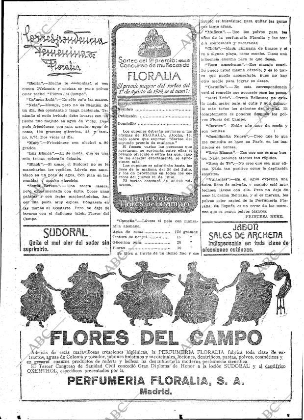 ABC MADRID 28-06-1919 página 10