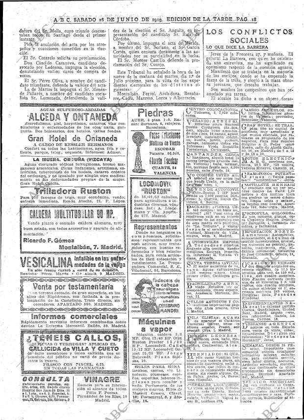 ABC MADRID 28-06-1919 página 18