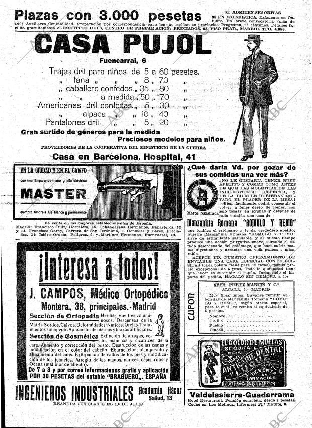 ABC MADRID 28-06-1919 página 23