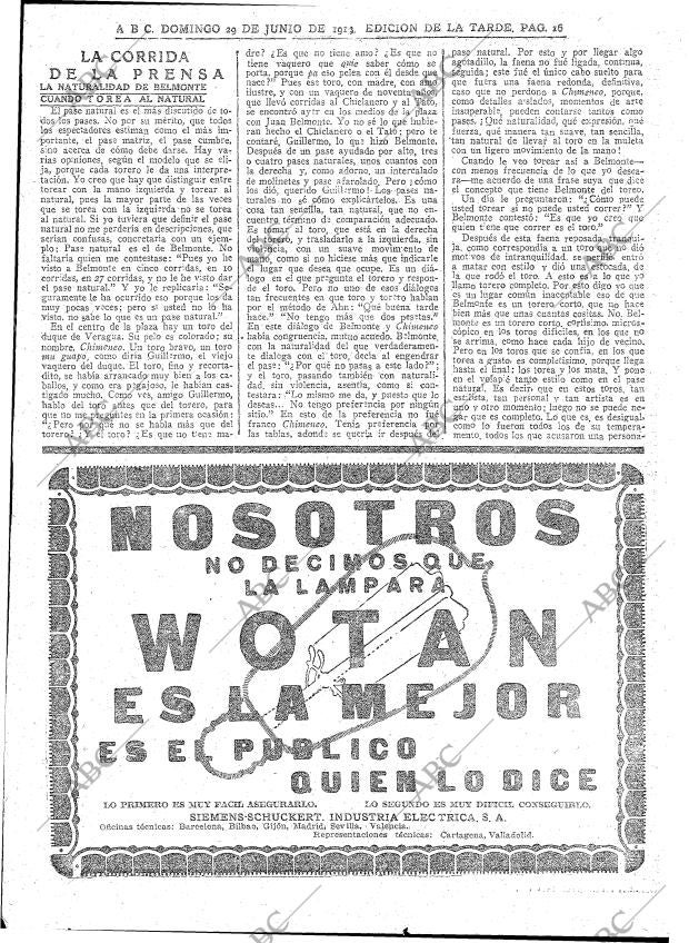 ABC MADRID 29-06-1919 página 16