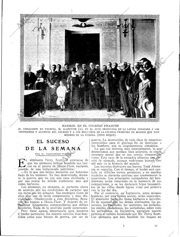 BLANCO Y NEGRO MADRID 29-06-1919 página 6