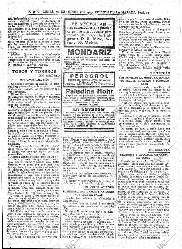 ABC MADRID 30-06-1919 página 19