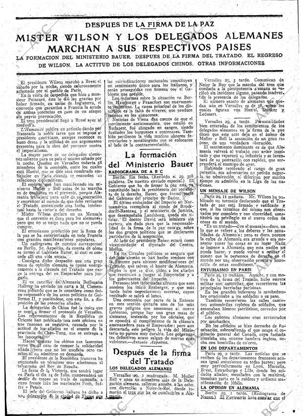 ABC MADRID 30-06-1919 página 9