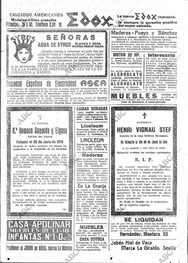 ABC MADRID 01-07-1919 página 20