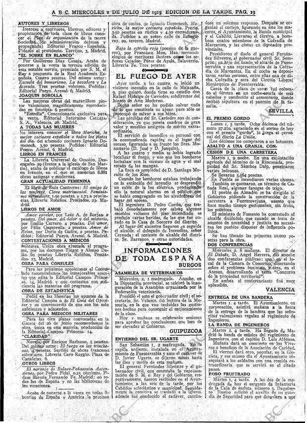 ABC MADRID 02-07-1919 página 19