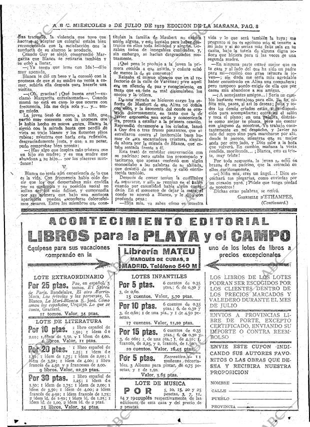 ABC MADRID 02-07-1919 página 8