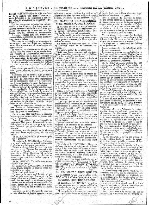 ABC MADRID 03-07-1919 página 13