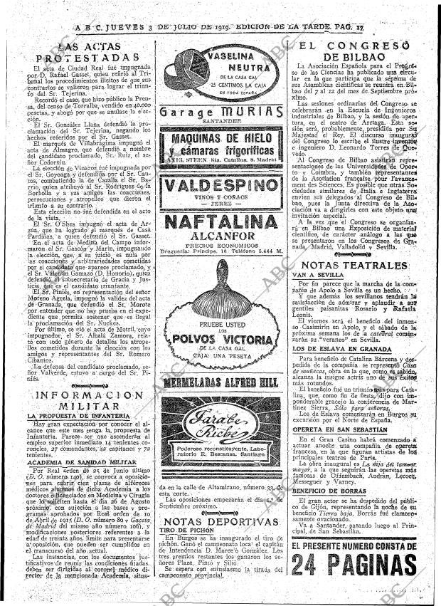 ABC MADRID 03-07-1919 página 17