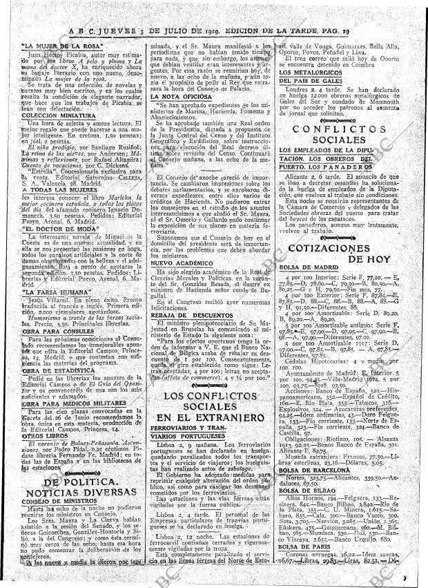 ABC MADRID 03-07-1919 página 19