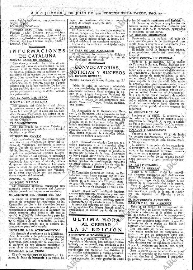 ABC MADRID 03-07-1919 página 20