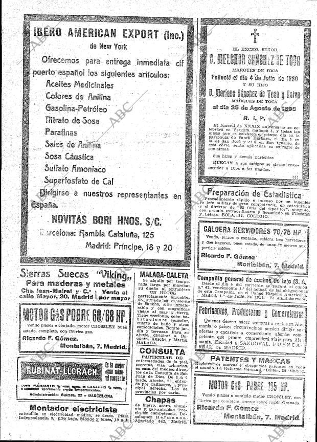 ABC MADRID 03-07-1919 página 22