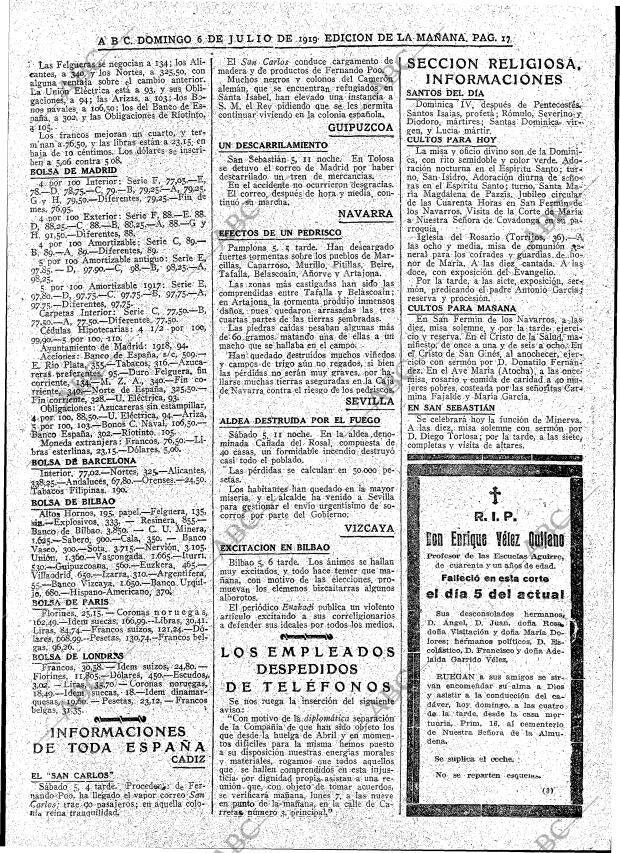 ABC MADRID 06-07-1919 página 17
