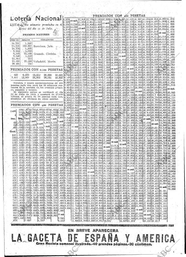 ABC MADRID 11-07-1919 página 20