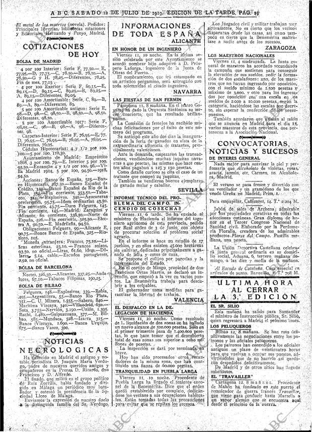 ABC MADRID 12-07-1919 página 19